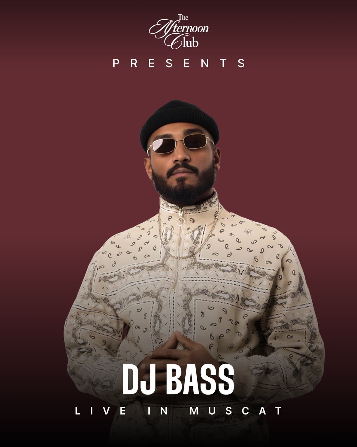 DJ Bass — The Afternoon Club presents, live in Muscat